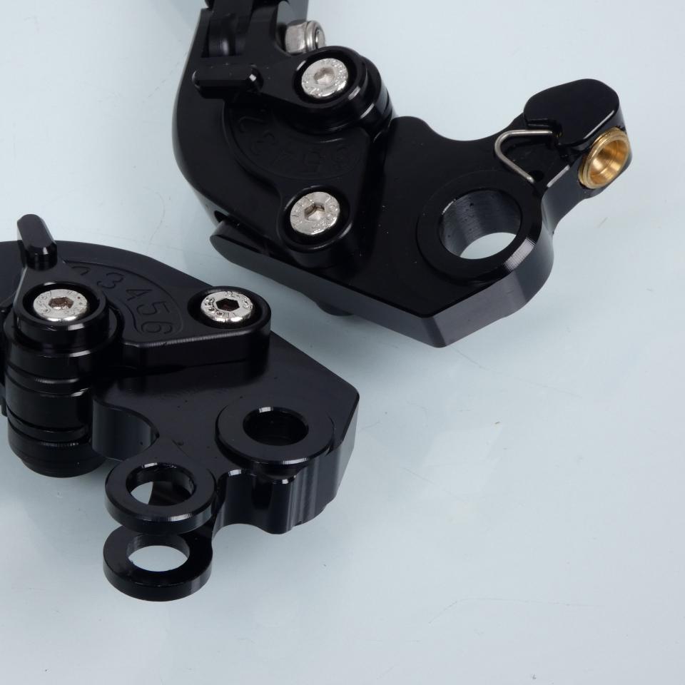 Levier frein droit Sifam pour Moto KTM 690 Duke 2012 à 2013 alu CNC noir / paire Neuf