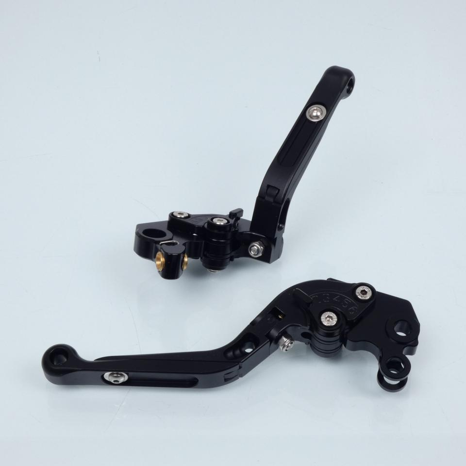 Levier frein droit Sifam pour Moto KTM 690 Duke 2012 à 2013 alu CNC noir / paire Neuf