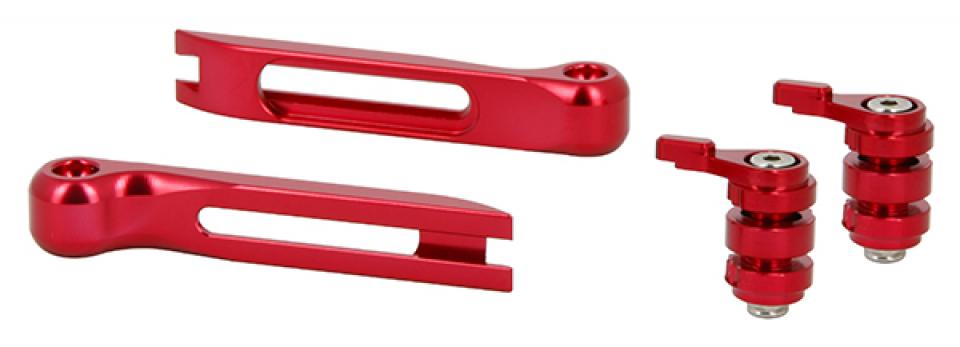 Kit embout de rechange pour levier réglable Myra alu CNC rouge moto scooter Neuf
