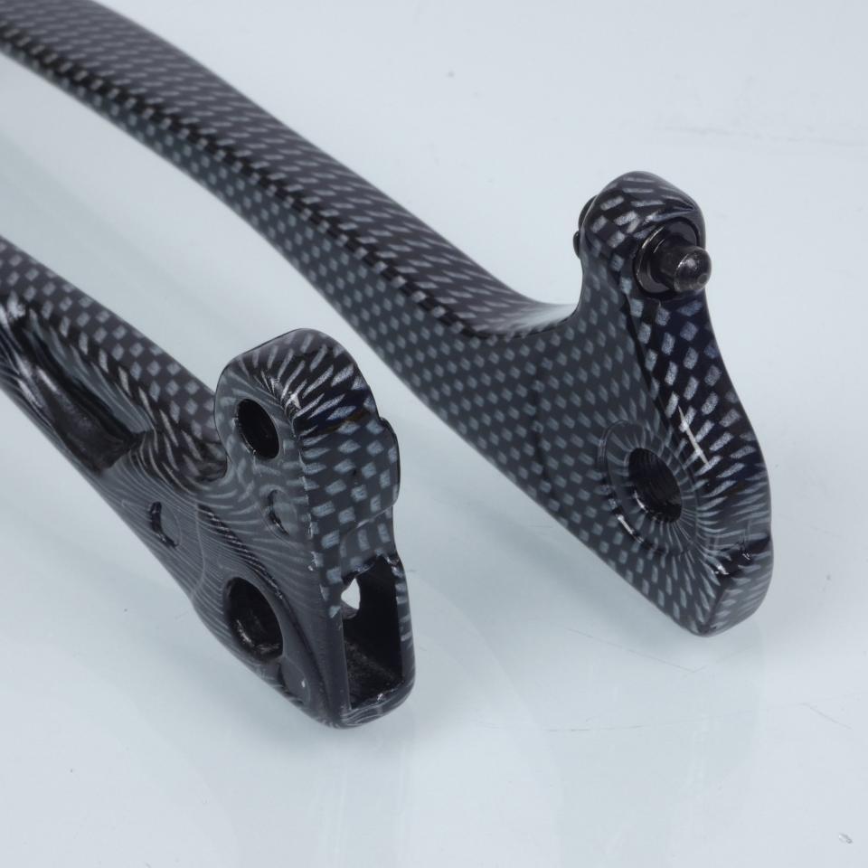 Paire de levier de frein TNT look carbone pour scooter MBK 50 Spirit Neuf