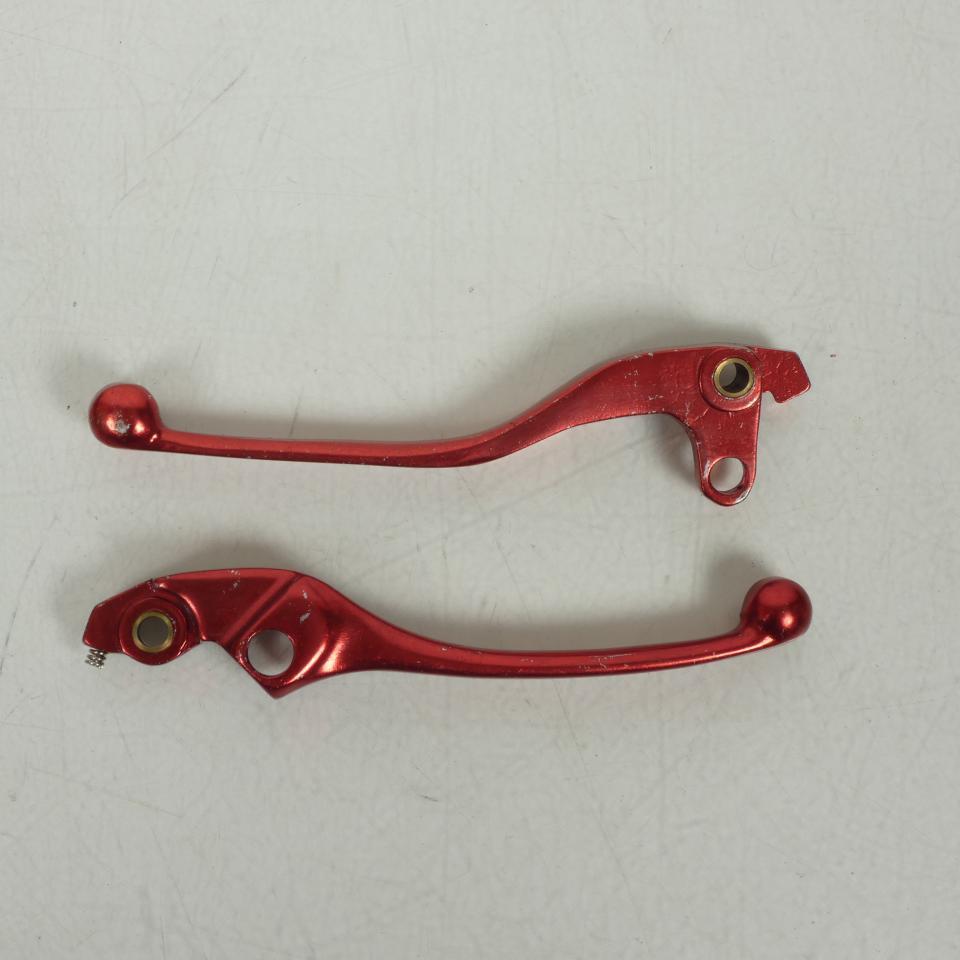 Paire levier frein embrayage Rouge pour moto Honda 1100 ST Pan european 1989-95