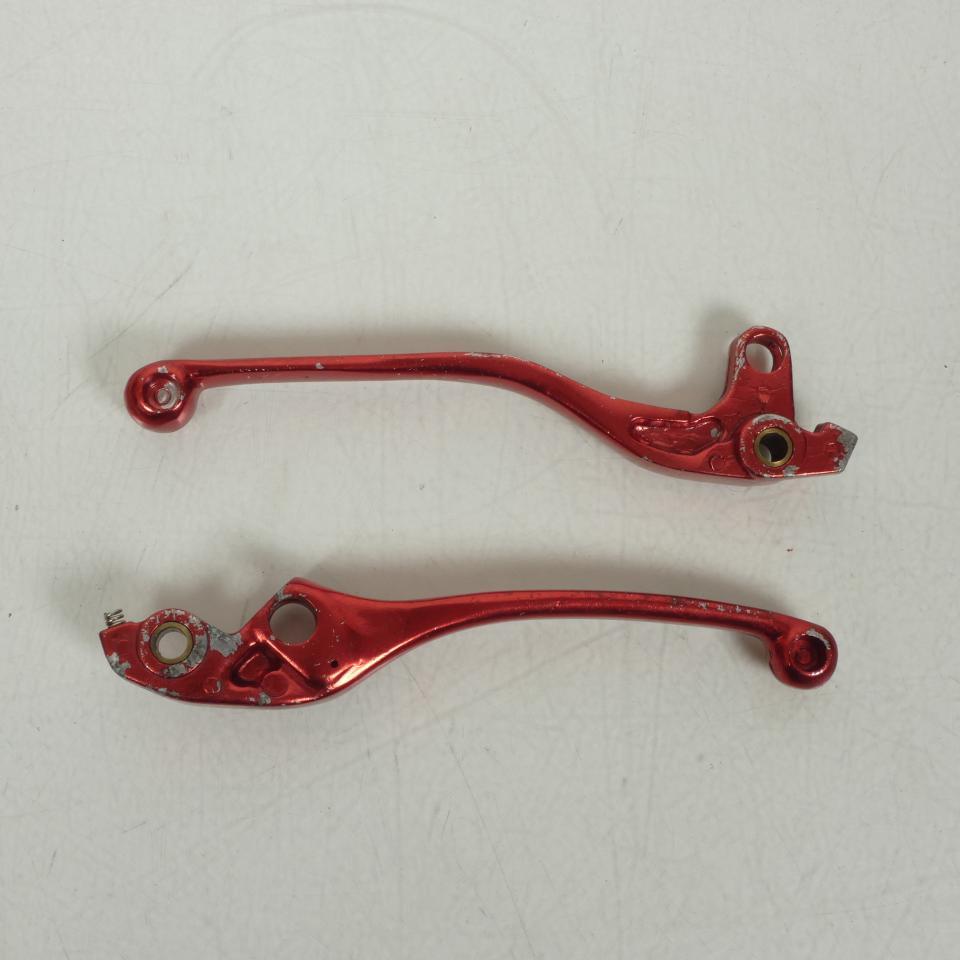 Paire levier frein embrayage Rouge pour moto Honda 1100 ST Pan european 1989-95