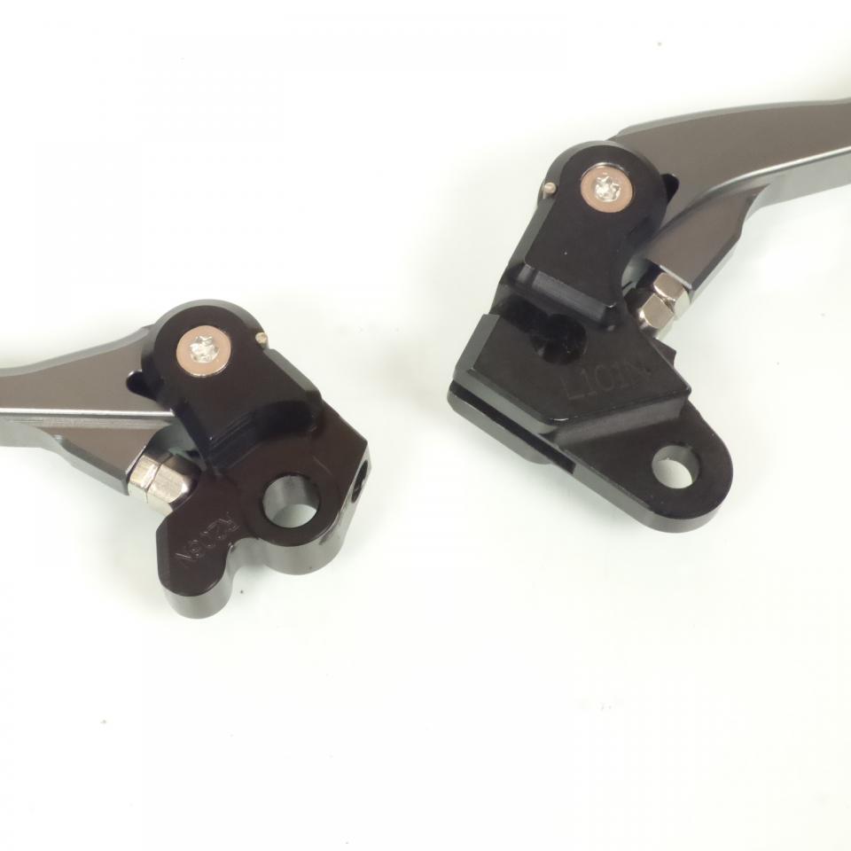 Paire de levier articulés coloris titane pour moto Honda 125 CR 1992 à 2003 Neuf