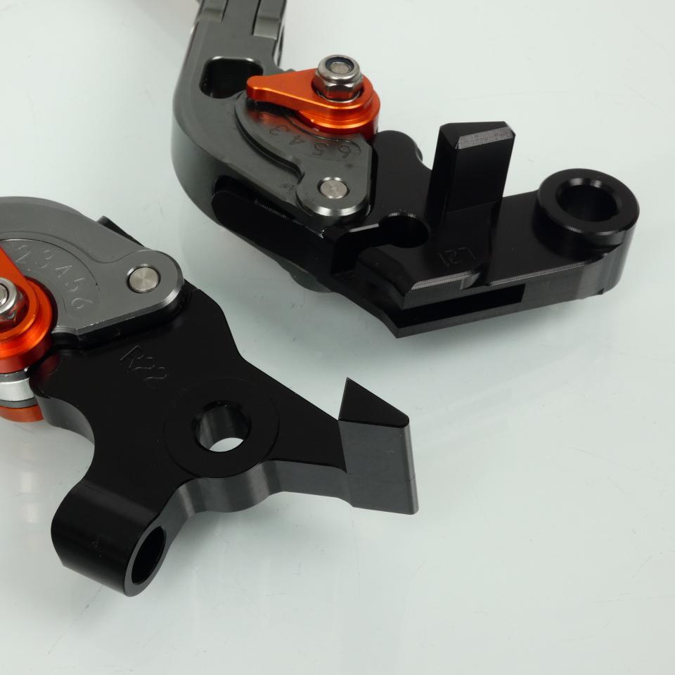 Levier frein embrayage pour moto Yamaha 600 FZ6 fazer 2004 à 2010 alu CNC Neuf