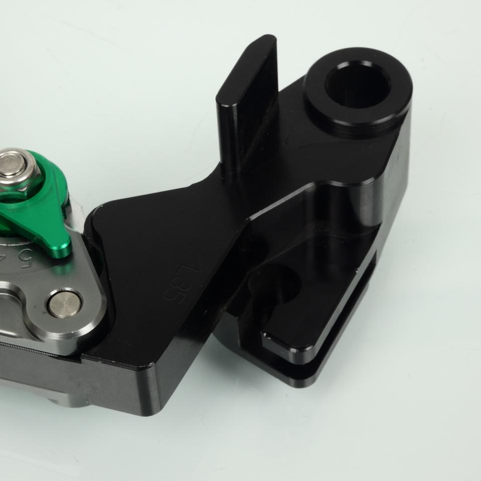 Levier frein embrayage pour moto Kawasaki 1000 Z 2017 alu CNC gris vert Neuf
