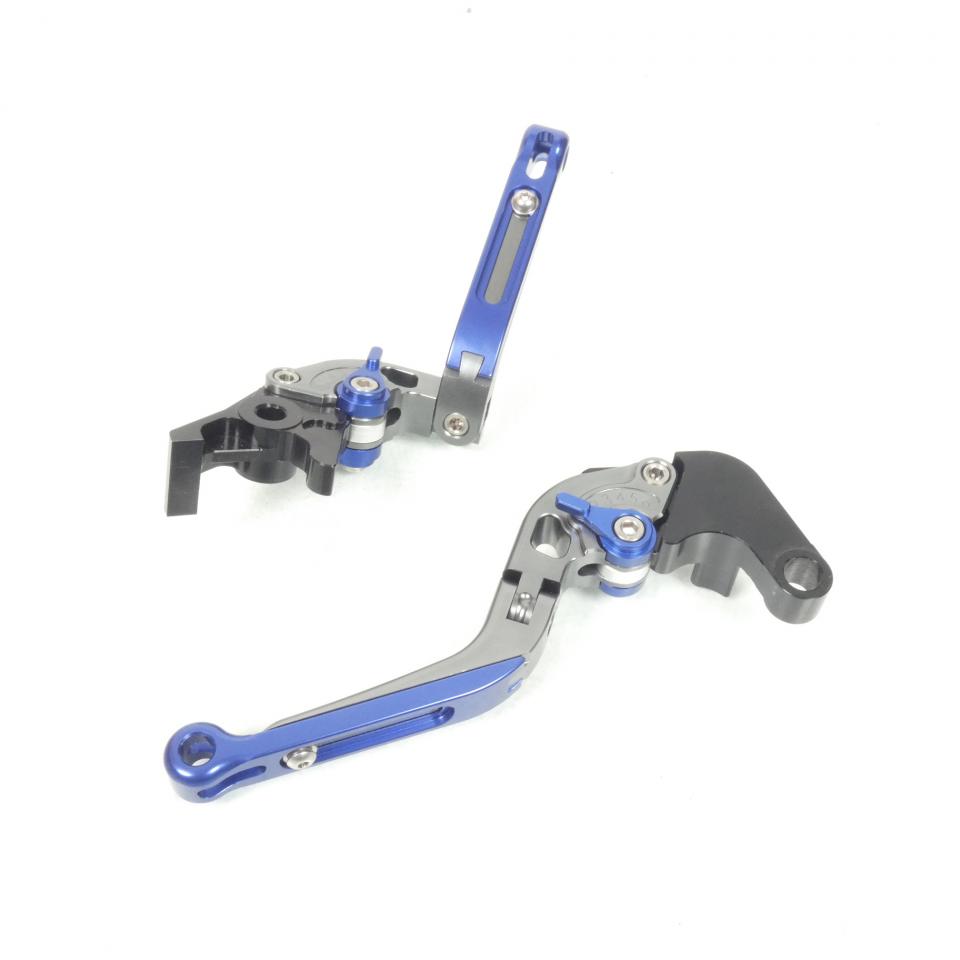 Levier frein droit pour moto Honda 650 CBR alu CNC gris titane bleu Neuf