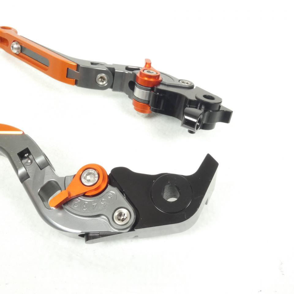 Levier frein embrayage pour moto KTM 1190 Adventure R CNC gris titane orange