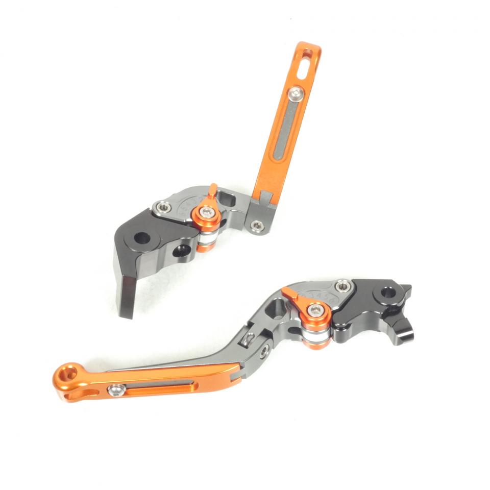 Levier frein embrayage pour moto KTM 1190 Adventure R CNC gris titane orange