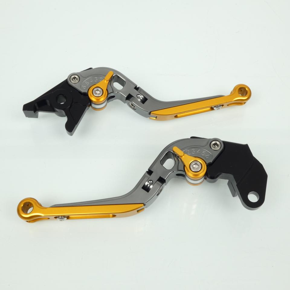 Levier frein embrayage repliable alu pour moto Suzuki 750 Gsx-R 1997 à 2003 Neuf
