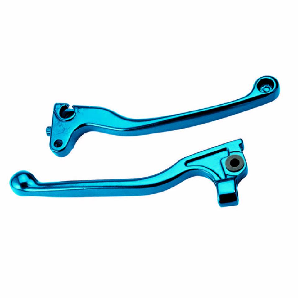 Paire de levier Tun'R coloris bleu anodisé pour scooter Peugeot 50 Speedfight Neuf