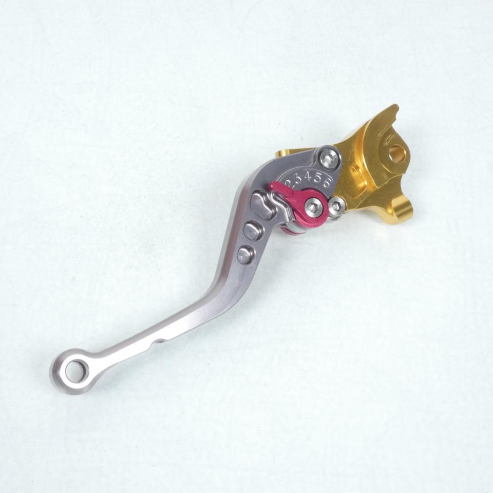 Levier frein gauche Replay pour scooter Yamaha 50 Aerox AS404-F or/gris Neuf