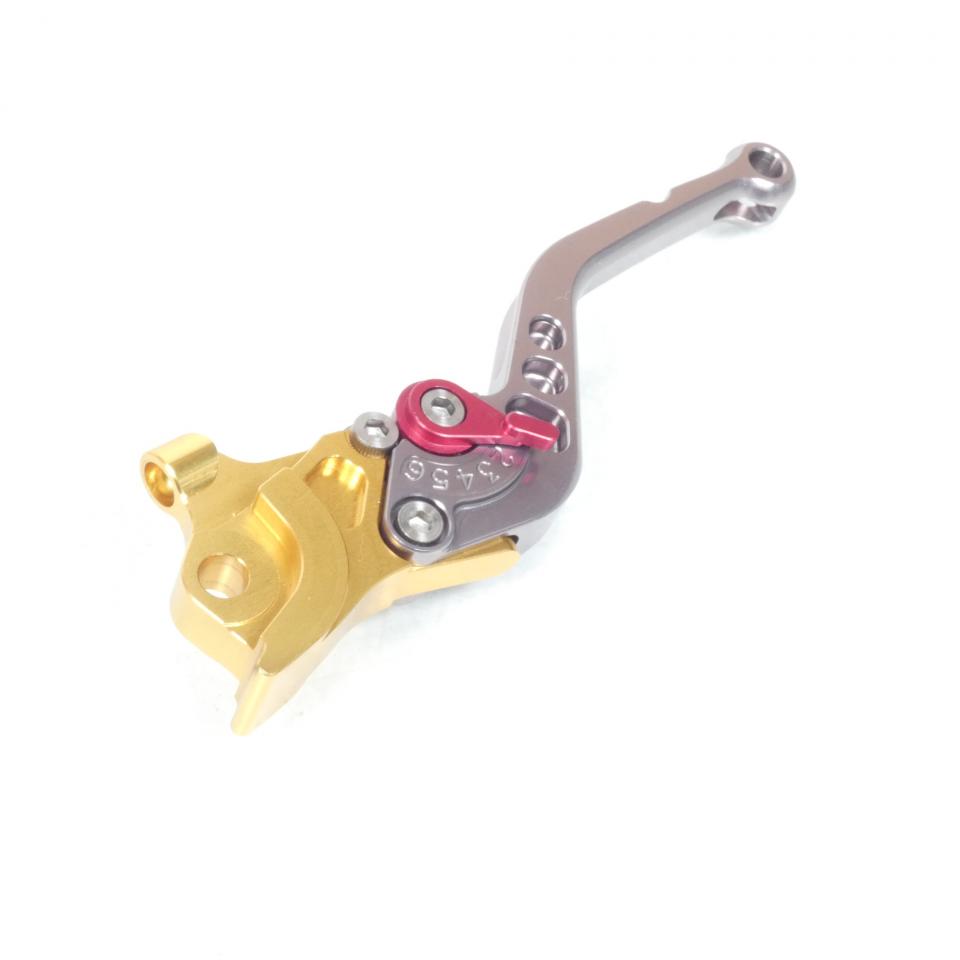 Levier frein gauche Replay pour scooter Yamaha 50 Aerox AS404-F or/gris Neuf